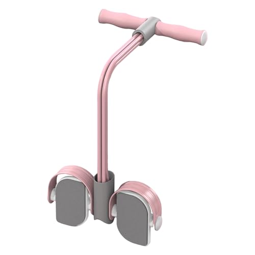 Shienfir Tragbarer Pedalzieher für Heimfitnessgeräte mit digitalem Gegenwiderstandsband, Multifunktions-Spannseil für Ganzkörpertraining, 6-Röhren-elastisches Yoga Rosa B von Shienfir