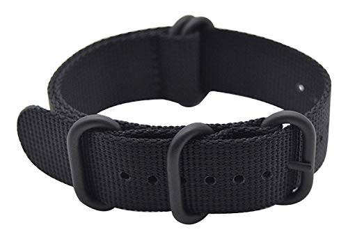 Shieranlee 22mm NATO Strap with Schwarz Schwere Schnalle Nylon NATO Uhrarmband for Samsung Galaxy 46mm,Gear S3 Frontier,S3 Classic,Huawei Watch GT,GT 2 and Any Watches with 22mm Lug Shieranlee 22mm NATO Strap with Schwarz Schwere Schnalle Nylon NATO Uhrarmband for Samsung Galaxy 46mm,Gear S3 Frontier,S3 Classic,Huawei Watch GT,GT 2 and Any Watches with 22mm Lug von Shieranlee