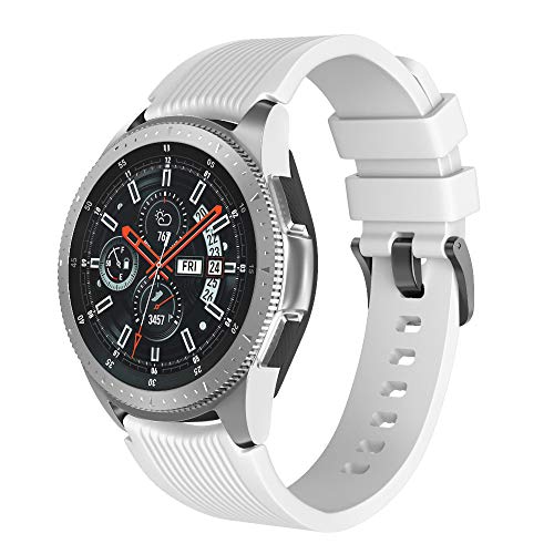 Shieranlee 22mm Silikon Quick-Fit Armbänder für Samsung Galaxy 46mm/Gear S3 Frontier/S3 Classic/Huawei Watch GT/GT 2 Smartwatch - Soft Silicone Wrist Strap Adjustable Replacement Sport Bands Shieranlee 22mm Silikon Quick-Fit Armbänder für Samsung Galaxy 46mm/Gear S3 Frontier/S3 Classic/Huawei Watch GT/GT 2 Smartwatch - Soft Silicone Wrist Strap Adjustable Replacement Sport Bands von Shieranlee