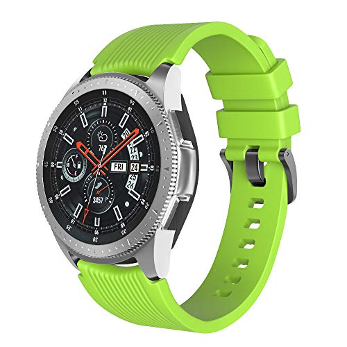 Shieranlee 22mm Silikon Quick-Fit Armbänder für Samsung Galaxy 46mm/Gear S3 Frontier/S3 Classic/Huawei Watch GT/GT 2 Smartwatch - Soft Silicone Wrist Strap Adjustable Replacement Sport Bands Shieranlee 22mm Silikon Quick-Fit Armbänder für Samsung Galaxy 46mm/Gear S3 Frontier/S3 Classic/Huawei Watch GT/GT 2 Smartwatch - Soft Silicone Wrist Strap Adjustable Replacement Sport Bands von Shieranlee
