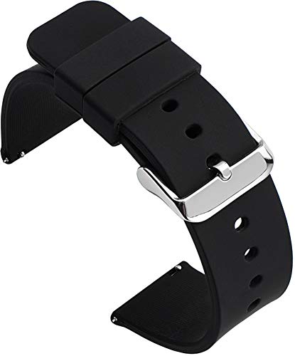 Shieranlee 24MM Silikon Uhrenarmband mit Edelstahl Silberne Schnalle für Suunto 9 Spartan/Suunto 7/Suunto 9/Suunto D5/Suunto Spartan Sport Wrist HR/Suunto 9 Titanium Shieranlee 24MM Silikon Uhrenarmband mit Edelstahl Silberne Schnalle für Suunto 9 Spartan/Suunto 7/Suunto 9/Suunto D5/Suunto Spartan Sport Wrist HR/Suunto 9 Titanium von Shieranlee