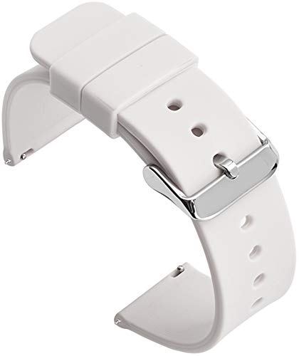 Shieranlee 24MM Silikon Uhrenarmband mit Edelstahl Silberne Schnalle für Suunto 9 Spartan/Suunto 7/Suunto 9/Suunto D5/Suunto Spartan Sport Wrist HR/Suunto 9 Titanium Shieranlee 24MM Silikon Uhrenarmband mit Edelstahl Silberne Schnalle für Suunto 9 Spartan/Suunto 7/Suunto 9/Suunto D5/Suunto Spartan Sport Wrist HR/Suunto 9 Titanium von Shieranlee
