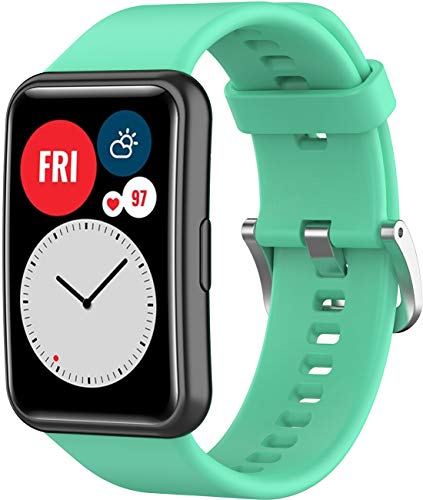 Shieranlee Armbänder kompatibel mit Huawei Watch Fit Armband, weiches Silikon, Sport-Ersatzarmband für Huawei Watch Fit Smartwatch Shieranlee Armbänder kompatibel mit Huawei Watch Fit Armband, weiches Silikon, Sport-Ersatzarmband für Huawei Watch Fit Smartwatch von Shieranlee