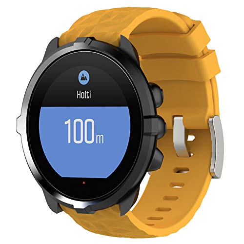 Shieranlee Armband für Suunto 7,24MM Ersatz Silikon Wechselarmbänder Fitness Uhrband Sport Uhrenarmbänder für Suunto Spartan Sport Wrist HR Baro/Suunto 9 /Suunto D5 Shieranlee Armband für Suunto 7,24MM Ersatz Silikon Wechselarmbänder Fitness Uhrband Sport Uhrenarmbänder für Suunto Spartan Sport Wrist HR Baro/Suunto 9 /Suunto D5 von SUUNTO