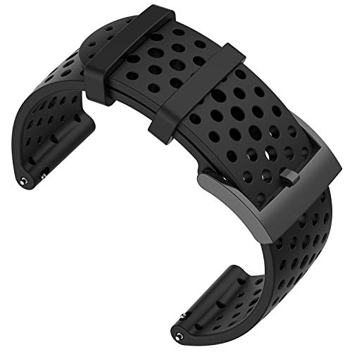 Shieranlee Armband für Suunto 9 Spartan/Suunto 7 Strap, 24MM Ersatz Silikon Uhrband Sport Uhrenarmbänder für Suunto 9/Suunto D5/Suunto Spartan Sport Wrist HR/Suunto 9 Titanium von SUUNTO