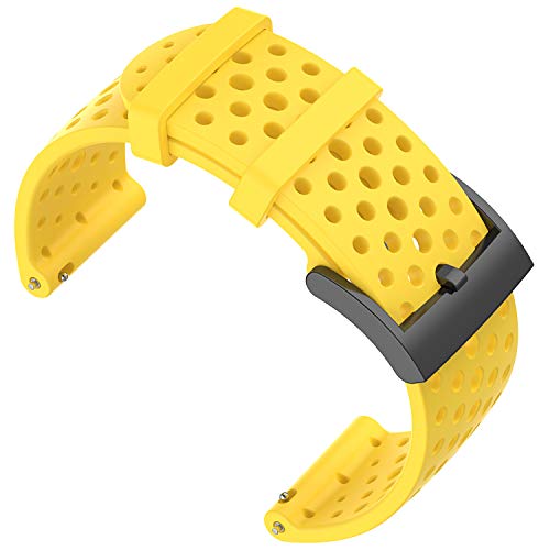 Shieranlee Armband für Suunto 9 Spartan/Suunto 7 Strap, 24MM Ersatz Silikon Uhrband Sport Uhrenarmbänder für Suunto 9/Suunto D5/Suunto Spartan Sport Wrist HR/Suunto 9 Titanium Shieranlee Armband für Suunto 9 Spartan/Suunto 7 Strap, 24MM Ersatz Silikon Uhrband Sport Uhrenarmbänder für Suunto 9/Suunto D5/Suunto Spartan Sport Wrist HR/Suunto 9 Titanium von SUUNTO
