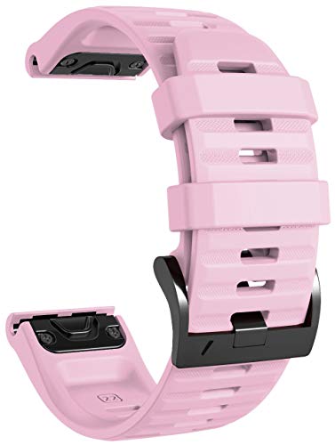 Shieranlee Fenix 5 Sportuhr Armband - Silikon Sportarmband Uhr Armband Ersatzarmband mit Werkzeug für Garmin Fenix 5/Fenix 5 Plus/Fenix 6/Fenix 6 Pro/Fenix 7/Fenix 7 Solar/Fenix 7 Sapphire Solar Shieranlee Fenix 5 Sportuhr Armband - Silikon Sportarmband Uhr Armband Ersatzarmband mit Werkzeug für Garmin Fenix 5/Fenix 5 Plus/Fenix 6/Fenix 6 Pro/Fenix 7/Fenix 7 Solar/Fenix 7 Sapphire Solar von Shieranlee