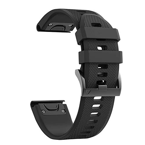 Shieranlee Fenix 6X Armband,Fenix 6X Pro/Fenix 5X /Fenix 5X Plus/Fenix 7X/Fenix 7X Solar/Fenix 7X Sapphire Solar/Fenix 3 /Fenix 3 HR, 26mm Breite Silikon Estrazarmband Quick Release Uhrenbänder Shieranlee Fenix 6X Armband,Fenix 6X Pro/Fenix 5X /Fenix 5X Plus/Fenix 7X/Fenix 7X Solar/Fenix 7X Sapphire Solar/Fenix 3 /Fenix 3 HR, 26mm Breite Silikon Estrazarmband Quick Release Uhrenbänder von Shieranlee