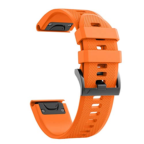 Shieranlee Fenix 6X Armband,Fenix 6X Pro/Fenix 5X /Fenix 5X Plus/Fenix 7X/Fenix 7X Solar/Fenix 7X Sapphire Solar/Fenix 3 /Fenix 3 HR, 26mm Breite Silikon Estrazarmband Quick Release Uhrenbänder Shieranlee Fenix 6X Armband,Fenix 6X Pro/Fenix 5X /Fenix 5X Plus/Fenix 7X/Fenix 7X Solar/Fenix 7X Sapphire Solar/Fenix 3 /Fenix 3 HR, 26mm Breite Silikon Estrazarmband Quick Release Uhrenbänder von shieranlee