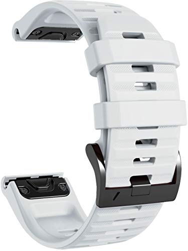Shieranlee Fenix 6X Armband,Fenix 6X Pro/Fenix 5X /Fenix 5X Plus/Fenix 7X/Fenix 7X Solar/Fenix 7X Sapphire Solar/Fenix 3 /Fenix 3 HR, 26mm Breite Silikon Estrazarmband Quick Release Uhrenbänder Shieranlee Fenix 6X Armband,Fenix 6X Pro/Fenix 5X /Fenix 5X Plus/Fenix 7X/Fenix 7X Solar/Fenix 7X Sapphire Solar/Fenix 3 /Fenix 3 HR, 26mm Breite Silikon Estrazarmband Quick Release Uhrenbänder von Shieranlee