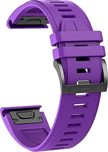 Shieranlee Fenix 6X Armband,Fenix 6X Pro/Fenix 5X /Fenix 5X Plus/Fenix 7X/Fenix 7X Solar/Fenix 7X Sapphire Solar/Fenix 3 /Fenix 3 HR, 26mm Breite Silikon Estrazarmband Quick Release Uhrenbänder Shieranlee Fenix 6X Armband,Fenix 6X Pro/Fenix 5X /Fenix 5X Plus/Fenix 7X/Fenix 7X Solar/Fenix 7X Sapphire Solar/Fenix 3 /Fenix 3 HR, 26mm Breite Silikon Estrazarmband Quick Release Uhrenbänder von Shieranlee