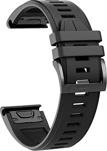 Shieranlee Fenix 6X Armband,Fenix 6X Pro/Fenix 5X /Fenix 5X Plus/Fenix 7X/Fenix 7X Solar/Fenix 7X Sapphire Solar/Fenix 3 /Fenix 3 HR, 26mm Breite Silikon Estrazarmband Quick Release Uhrenbänder Shieranlee Fenix 6X Armband,Fenix 6X Pro/Fenix 5X /Fenix 5X Plus/Fenix 7X/Fenix 7X Solar/Fenix 7X Sapphire Solar/Fenix 3 /Fenix 3 HR, 26mm Breite Silikon Estrazarmband Quick Release Uhrenbänder von Shieranlee