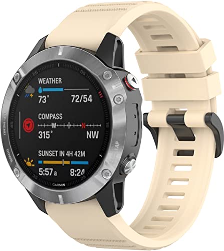 Shieranlee Fenix 7 Armband,22mm Breite Silikon Quick-Fit Uhrenarmband für Garmin Fenix 5/Fenix 5 Plus/Forerunner 935/Fenix 6/Fenix 6 Pro/Fenix 7/Fenix 7 Solar/Fenix 7 Sapphire Solar Shieranlee Fenix 7 Armband,22mm Breite Silikon Quick-Fit Uhrenarmband für Garmin Fenix 5/Fenix 5 Plus/Forerunner 935/Fenix 6/Fenix 6 Pro/Fenix 7/Fenix 7 Solar/Fenix 7 Sapphire Solar von Shieranlee