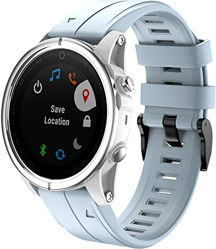 Shieranlee Fenix 7s Armband,20mm Breite Silikon Quick-Fit Uhrenarmband für Garmin Fenix 7S/Fenix 5S Plus/Fenix 6S Pro/Fenix 7S/Fenix 7S Solar/Fenix 7S Sapphire Solar Shieranlee Fenix 7s Armband,20mm Breite Silikon Quick-Fit Uhrenarmband für Garmin Fenix 7S/Fenix 5S Plus/Fenix 6S Pro/Fenix 7S/Fenix 7S Solar/Fenix 7S Sapphire Solar von Shieranlee