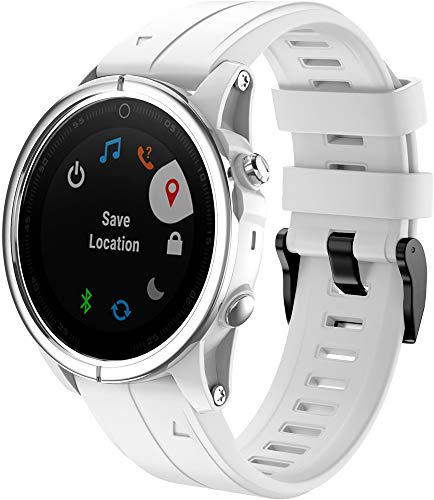 Shieranlee Fenix 7s Armband,20mm Breite Silikon Quick-Fit Uhrenarmband für Garmin Fenix 7S/Fenix 5S Plus/Fenix 6S Pro/Fenix 7S/Fenix 7S Solar/Fenix 7S Sapphire Solar Shieranlee Fenix 7s Armband,20mm Breite Silikon Quick-Fit Uhrenarmband für Garmin Fenix 7S/Fenix 5S Plus/Fenix 6S Pro/Fenix 7S/Fenix 7S Solar/Fenix 7S Sapphire Solar von Shieranlee