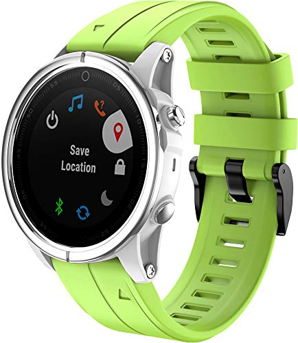 Shieranlee Fenix 7s Armband,20mm Breite Silikon Quick-Fit Uhrenarmband für Garmin Fenix 7S/Fenix 5S Plus/Fenix 6S Pro/Fenix 7S/Fenix 7S Solar/Fenix 7S Sapphire Solar Shieranlee Fenix 7s Armband,20mm Breite Silikon Quick-Fit Uhrenarmband für Garmin Fenix 7S/Fenix 5S Plus/Fenix 6S Pro/Fenix 7S/Fenix 7S Solar/Fenix 7S Sapphire Solar von Shieranlee
