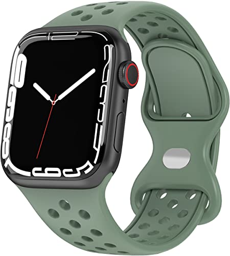 Shieranlee Kompatibel mit Apple Watch Strap 38mm 40mm 41mm, Silikon-Sportband-Ersatzband Kompatibel mit Apple Watch Ultra, iWatch Series 8 7 6 SE 5 4 3 2 1 Shieranlee Kompatibel mit Apple Watch Strap 38mm 40mm 41mm, Silikon-Sportband-Ersatzband Kompatibel mit Apple Watch Ultra, iWatch Series 8 7 6 SE 5 4 3 2 1 von Shieranlee