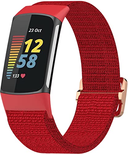 Shieranlee Nylon Armband Kompatibel mit Fitbit Charge 5 Armband, Damen Herren Stretchbänder,Elastisch Einstellbar Smartwatch Sport Ersatzbänder Weiches Shieranlee Nylon Armband Kompatibel mit Fitbit Charge 5 Armband, Damen Herren Stretchbänder,Elastisch Einstellbar Smartwatch Sport Ersatzbänder Weiches von Shieranlee
