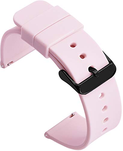 Shieranlee Silicone 14MM Silikon Uhrenarmband mit Edelstahl Silberne Schnalle, Schnellverschluss Shieranlee Silicone 14MM Silikon Uhrenarmband mit Edelstahl Silberne Schnalle, Schnellverschluss von Shieranlee