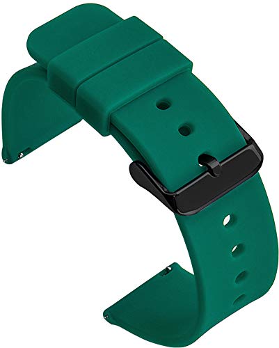 Shieranlee Silicone 16MM Silikon Uhrenarmband mit Edelstahl Silberne Schnalle für Fossil Q Accomplice,Carlie, Harper, Neely; Moto 360 2nd Gen Women's 42mm,Huawei B5 Shieranlee Silicone 16MM Silikon Uhrenarmband mit Edelstahl Silberne Schnalle für Fossil Q Accomplice,Carlie, Harper, Neely; Moto 360 2nd Gen Women's 42mm,Huawei B5 von Shieranlee