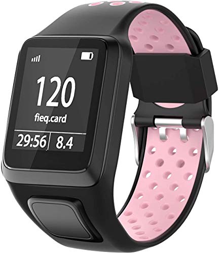 Shieranlee Uhrenarmband kompatibel for Tomtom Watch, Uhrenarmband Silikon Uhrenbänder für Tomtom Runner 2/ Runner 3/ Spark/Golfer 2 Sports GPS Running Smartwatch Shieranlee Uhrenarmband kompatibel for Tomtom Watch, Uhrenarmband Silikon Uhrenbänder für Tomtom Runner 2/ Runner 3/ Spark/Golfer 2 Sports GPS Running Smartwatch von Shieranlee