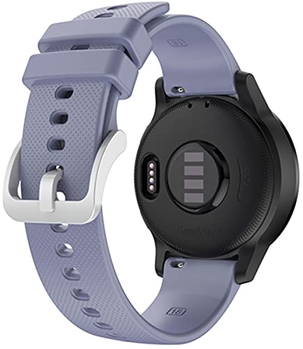 Shieranlee Vívoactive 4S Armband, 18mm Breite Silikon Quick-Fit Uhrenarmband für Garmin Venu 2S,GarminMove 3S von Shieranlee