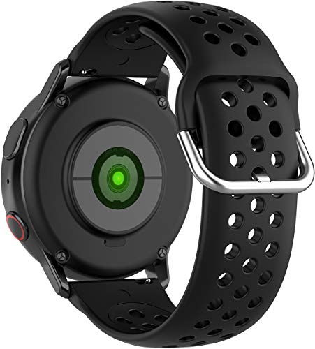 Shieranlee für Garmin Vivoactive 4S Armband,GarminMove 3S Armband,18mm Sport Band Silikon Ersatzzubehör Armbänder für Garmin Approach S2,Fossil Q Venture Gen 3/Gen4,vivomove 3s/GarminActive S,xiaomi Shieranlee für Garmin Vivoactive 4S Armband,GarminMove 3S Armband,18mm Sport Band Silikon Ersatzzubehör Armbänder für Garmin Approach S2,Fossil Q Venture Gen 3/Gen4,vivomove 3s/GarminActive S,xiaomi von Shieranlee