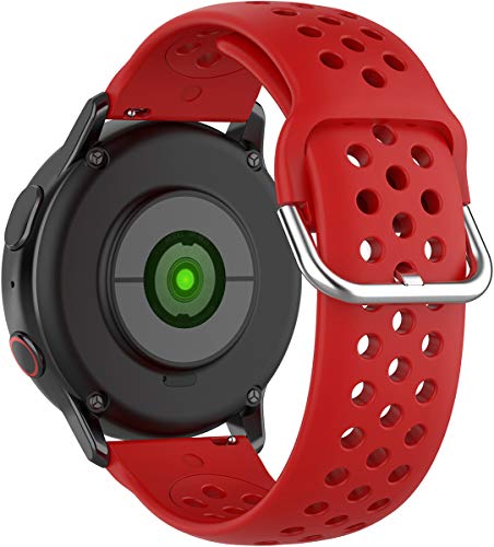 Shieranlee für Garmin Vivoactive 4S Armband,GarminMove 3S Armband,18mm Sport Band Silikon Ersatzzubehör Armbänder für Garmin Approach S2,Fossil Q Venture Gen 3/Gen4,vivomove 3s/GarminActive S,xiaomi Shieranlee für Garmin Vivoactive 4S Armband,GarminMove 3S Armband,18mm Sport Band Silikon Ersatzzubehör Armbänder für Garmin Approach S2,Fossil Q Venture Gen 3/Gen4,vivomove 3s/GarminActive S,xiaomi von Shieranlee