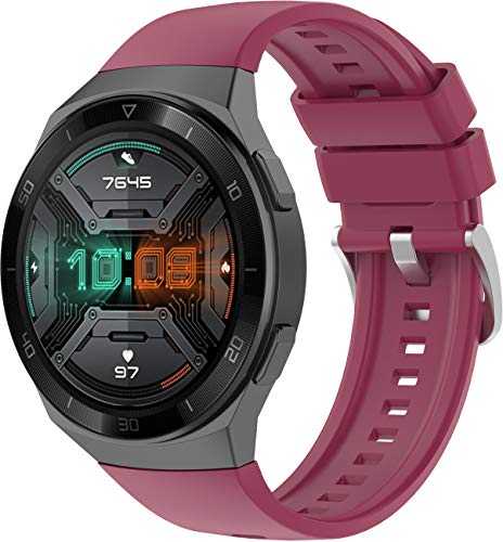 Shieranlee für Huawei Watch GT 2e Armband,Silikon Ersatzarmband Kompatibel mit Huawei Watch GT 2e von Shieranlee