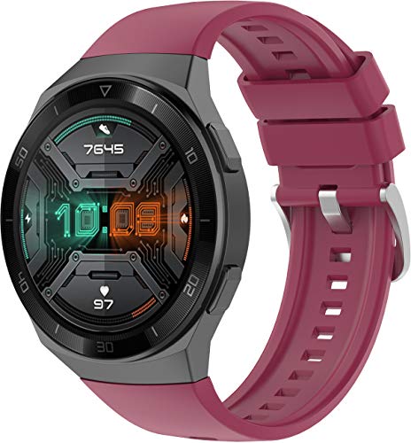 Shieranlee für Huawei Watch GT 2e Armband,Silikon Ersatzarmband Kompatibel mit Huawei Watch GT 2e Shieranlee für Huawei Watch GT 2e Armband,Silikon Ersatzarmband Kompatibel mit Huawei Watch GT 2e von Shieranlee