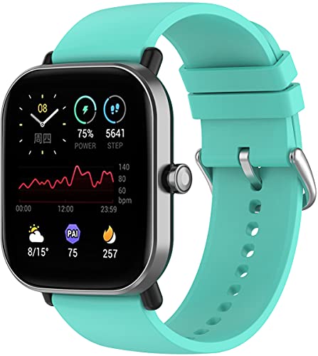 Shieranlee kompatibel mit Amazfit GTS 2mini Armband,Amazfit GTS2 Armband,Amazfit GTS2E Armband, Amazfit BIP Armband, 20mm Silikon Armbänder für AGPTEK,Blackview BV-ID205G,Blackview BV-X2,ASWEE Shieranlee kompatibel mit Amazfit GTS 2mini Armband,Amazfit GTS2 Armband,Amazfit GTS2E Armband, Amazfit BIP Armband, 20mm Silikon Armbänder für AGPTEK,Blackview BV-ID205G,Blackview BV-X2,ASWEE von Shieranlee