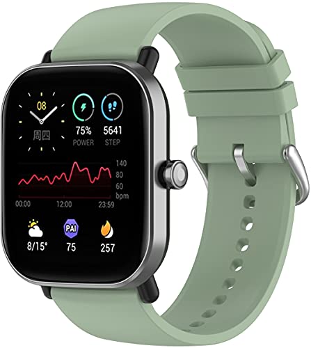 Shieranlee kompatibel mit Amazfit GTS 2mini Armband,Amazfit GTS2 Armband,Amazfit GTS2E Armband, Amazfit BIP Armband, 20mm Silikon Armbänder für AGPTEK,Blackview BV-ID205G,Blackview BV-X2,ASWEE Shieranlee kompatibel mit Amazfit GTS 2mini Armband,Amazfit GTS2 Armband,Amazfit GTS2E Armband, Amazfit BIP Armband, 20mm Silikon Armbänder für AGPTEK,Blackview BV-ID205G,Blackview BV-X2,ASWEE von Shieranlee