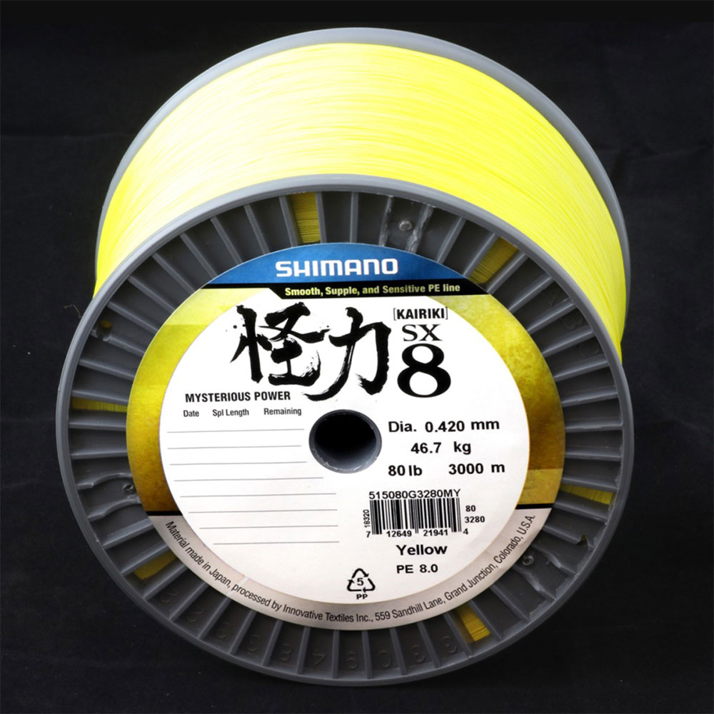 Shimano Fishing Kairiki 8 Braided Line 3000 M Gelb 0.060 mm Shimano Fishing Kairiki 8 Braided Line 3000 M Gelb 0.060 mm von Shimano Fishing