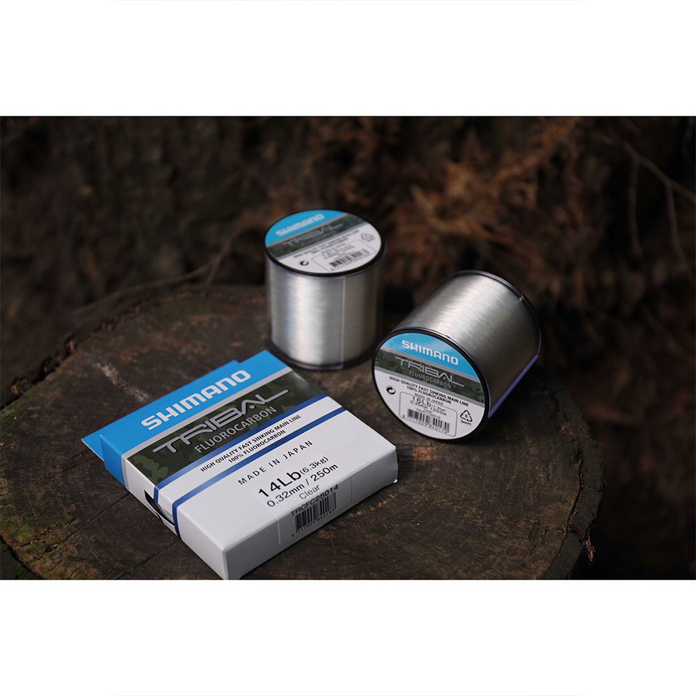 Shimano Fishing Tribal Carp Fluorocarbon 1000 M Silber 0.350 mm von Shimano Fishing