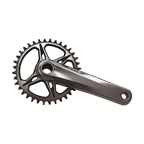 SHIMANO Unisex – Erwachsene Fcm91201 Kurbel & -garnituren, Schwarz/Anthrazit, 175mm von SHIMANO