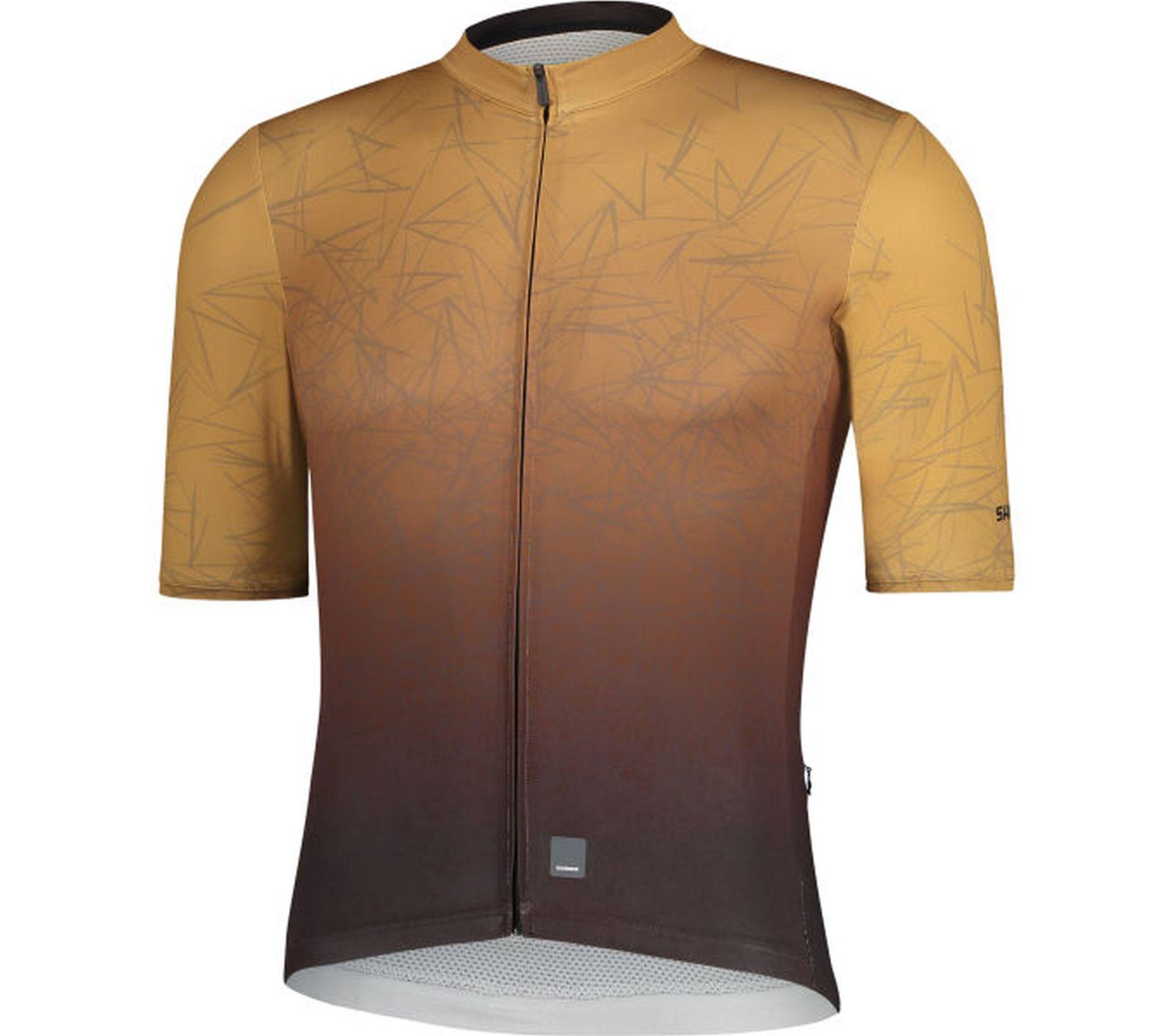 SHIMANO BREAKAWAY Short Sleeve Jersey. Mustard Yellow von Shimano