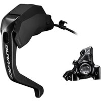 SHIMANO Dura-Ace Di2 ST-R9180 STI Triathlon TT Brems-/Schalthebelkombination mit BR-R9270 Scheibenbremse J-Kit Direct SHIMANO Dura-Ace Di2 ST-R9180 STI Triathlon TT Brems-/Schalthebelkombination mit BR-R9270 Scheibenbremse J-Kit Direct von Shimano