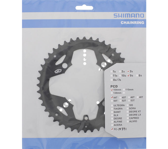 SHIMANO Kettenblatt ACERA FC-M391 44 Zähne von Shimano