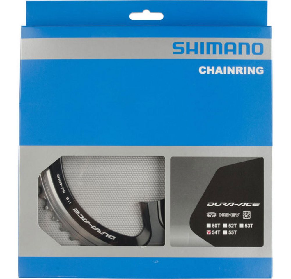 Shimano Fahrradkette SHIMANO Kettenblätter DURA-ACE FC-9000 54Z. ME 110mm Alu/Carbon... sil von Shimano