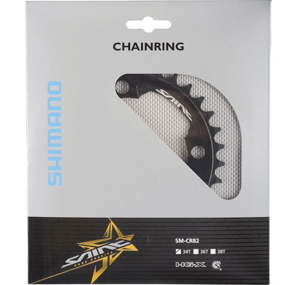 Shimano Fahrradkette SHIMANO Kettenblätter SAINT FC-M820/M825 34 Zähne 104mm Aluminium schw von Shimano