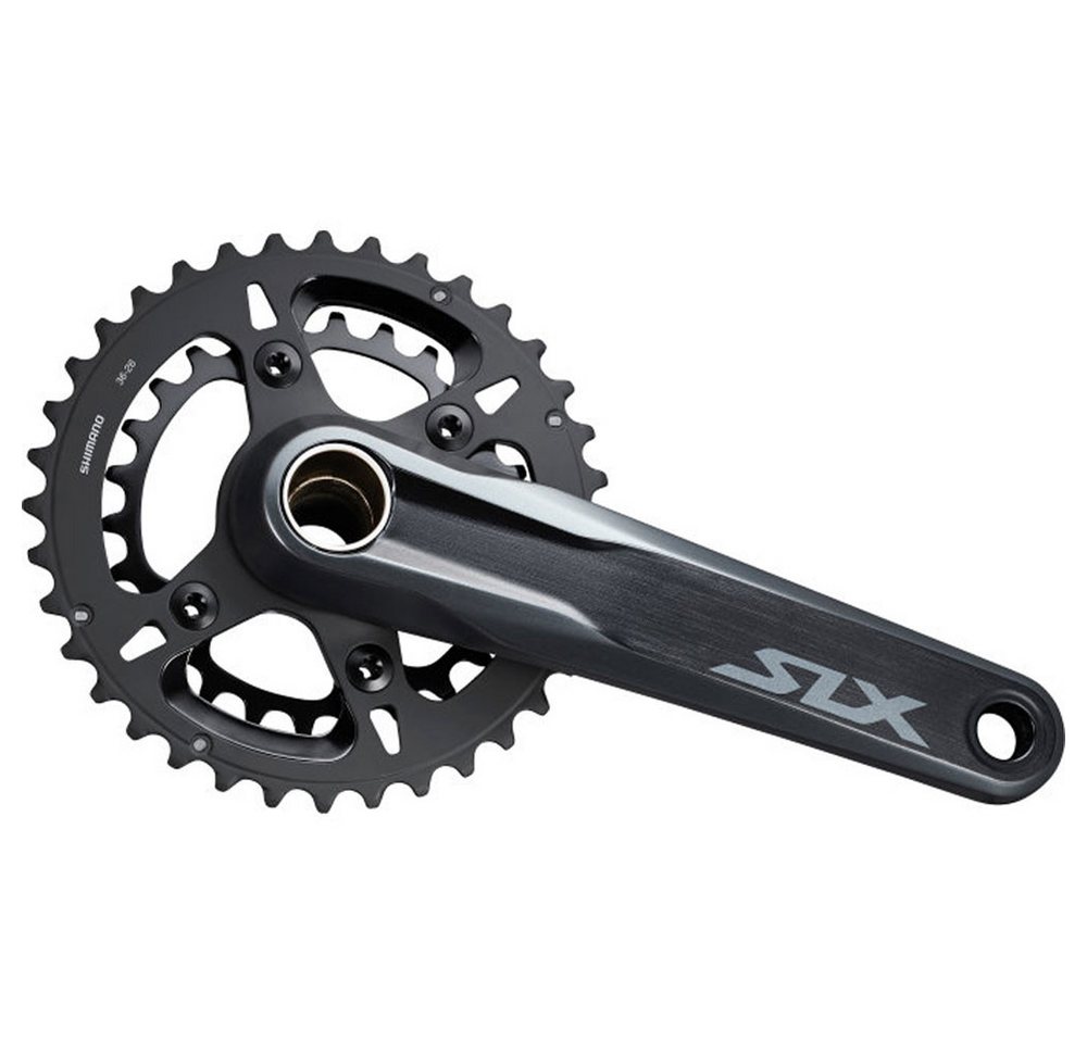 Shimano Fahrradkurbel SHIMANO Kurbel SLX FC-M7100-2 170mm Hollowtech 2 o.Innenlager schwarz von Shimano