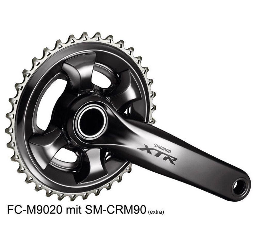 Shimano Fahrradkurbel SHIMANO Kurbelgarnitur XTR FC-M9020 165mm o. Kettenblätter Fahrrad Shimano Fahrradkurbel SHIMANO Kurbelgarnitur XTR FC-M9020 165mm o. Kettenblätter Fahrrad von Shimano