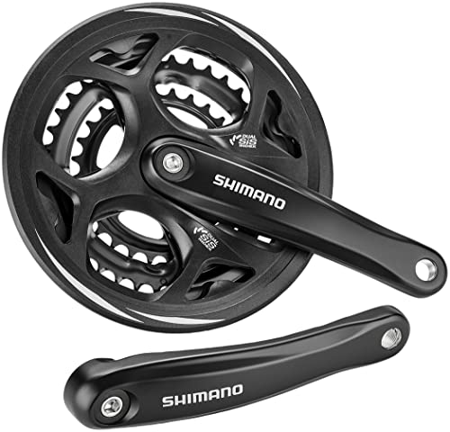 Shimano Guarnitura 8-Velocità Nera FC-M311 48/38/28D 175mm+Parac, Schwarz Shimano Guarnitura 8-Velocità Nera FC-M311 48/38/28D 175mm+Parac, Schwarz von SHIMANO