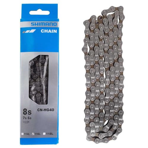 Shimano Kette HG40, schwarz, ECNHG40116Q_grau Shimano Kette HG40, schwarz, ECNHG40116Q_grau von SHIMANO
