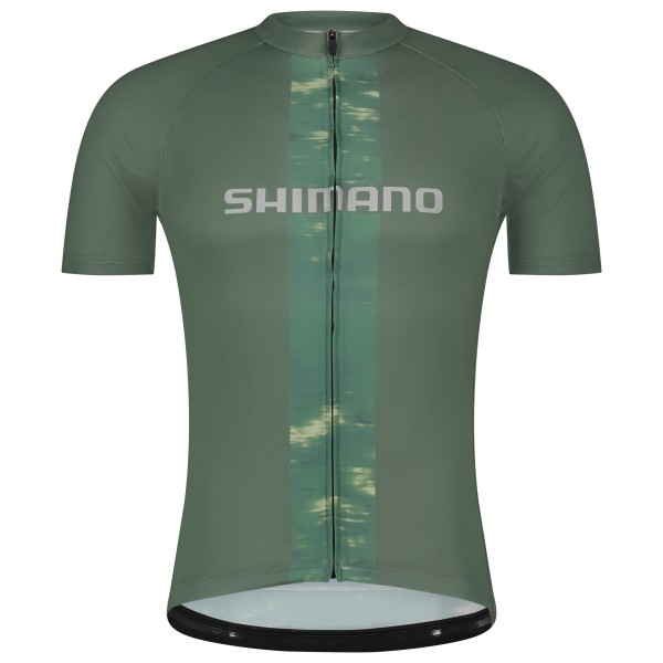 Shimano - Logo Short Sleeves Jersey - Radtrikot Gr S oliv Shimano - Logo Short Sleeves Jersey - Radtrikot Gr S oliv von Shimano