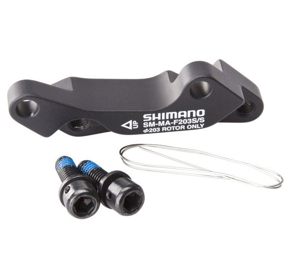 Shimano Scheibenbremse SHIMANO Scheibenbremsadapter IS auf IS-Gabel Vorn IS IS 203mm von Shimano