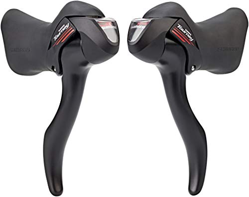 SHIMANO Tourney Road STI-Set für Double 2 x 7 14-Gang-Schalthebel, Schwarz SHIMANO Tourney Road STI-Set für Double 2 x 7 14-Gang-Schalthebel, Schwarz von SHIMANO