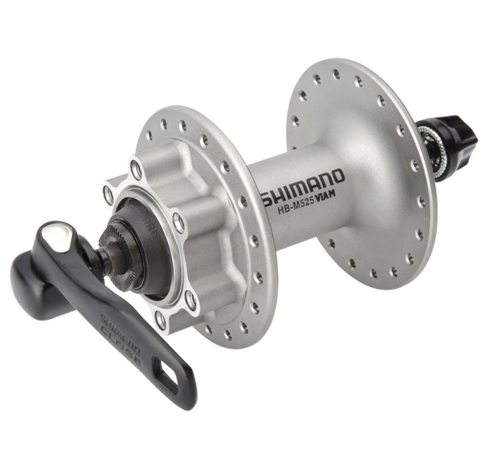 Shimano Vorderradnabe SHIMANO Vorderradnabe HB-M525 6-Loch 32L. Schnellspanner silber Fahrra Shimano Vorderradnabe SHIMANO Vorderradnabe HB-M525 6-Loch 32L. Schnellspanner silber Fahrra von Shimano