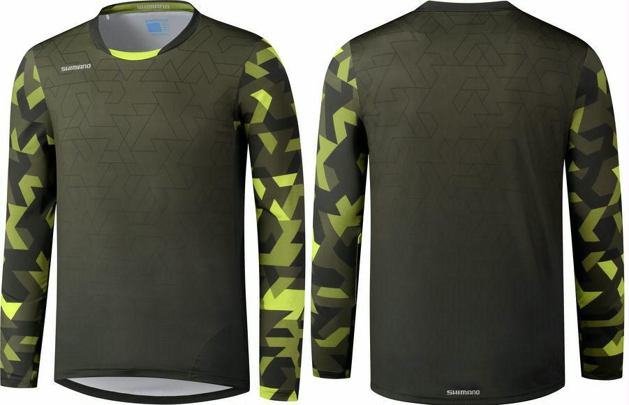 Trikot MTB Shimano Myoko L.S. Jersey Langarm Herren M, Grün Trikot MTB Shimano Myoko L.S. Jersey Langarm Herren M, Grün von Shimano