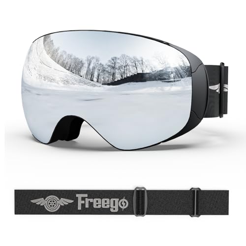 Rahmenlose Skibrille für Erwachsene, Weitsichtscheibe UV400 Anti-Fog, Schneebrille für Männer Frauen Rahmenlose Skibrille für Erwachsene, Weitsichtscheibe UV400 Anti-Fog, Schneebrille für Männer Frauen von Shineled